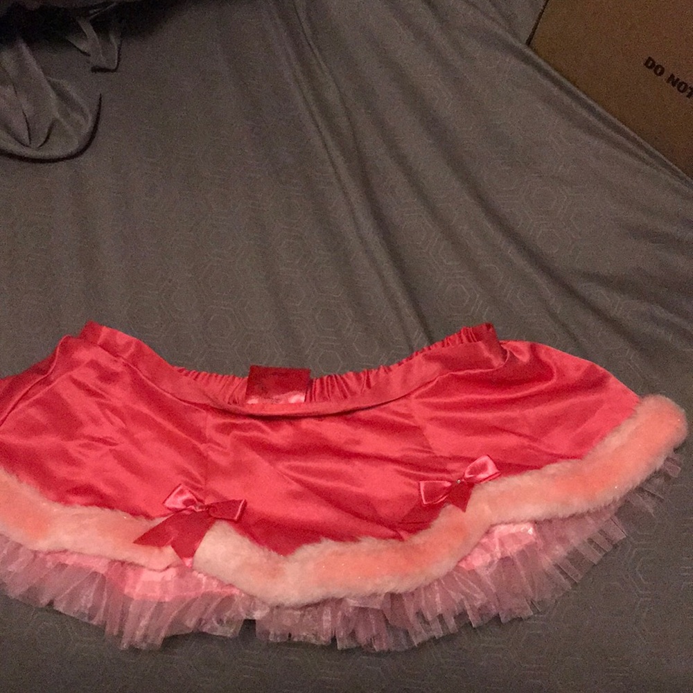 Victoria’s Secret Santa Baby Skirt
